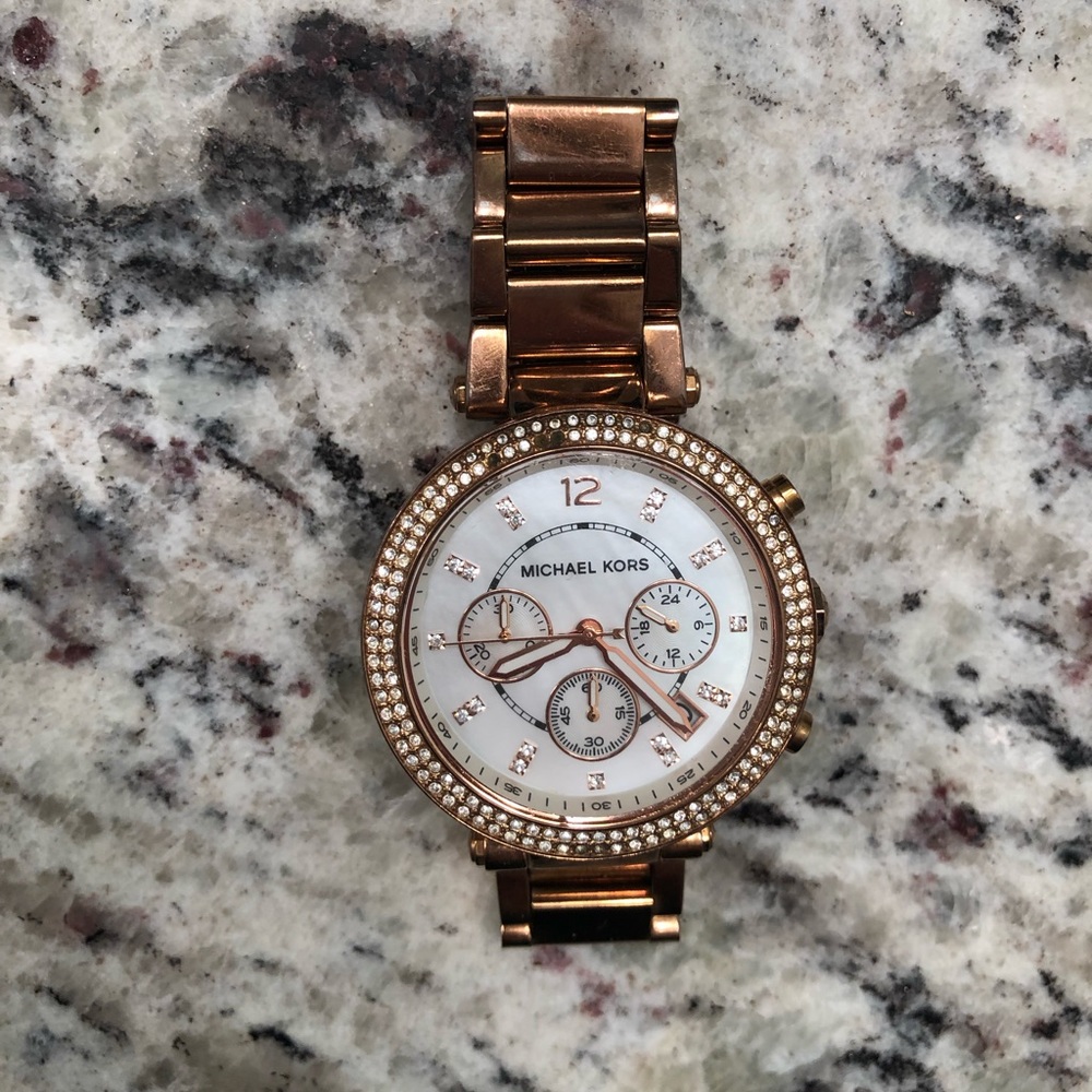 Michael Kors Rose-Gold Watch